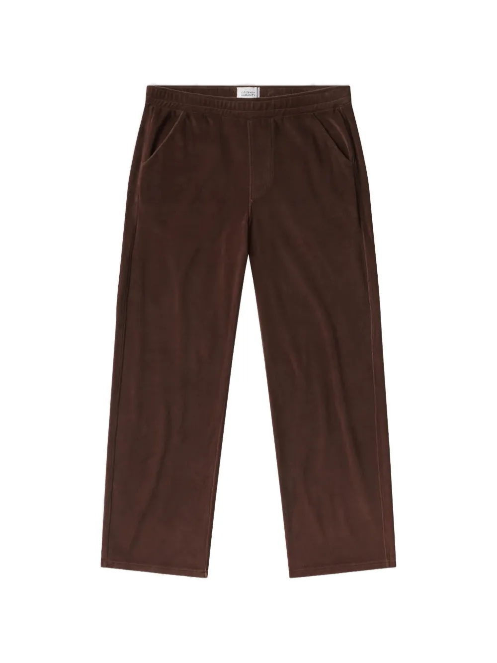 Citizens of Humanity Brynn velour track pants - Marrone