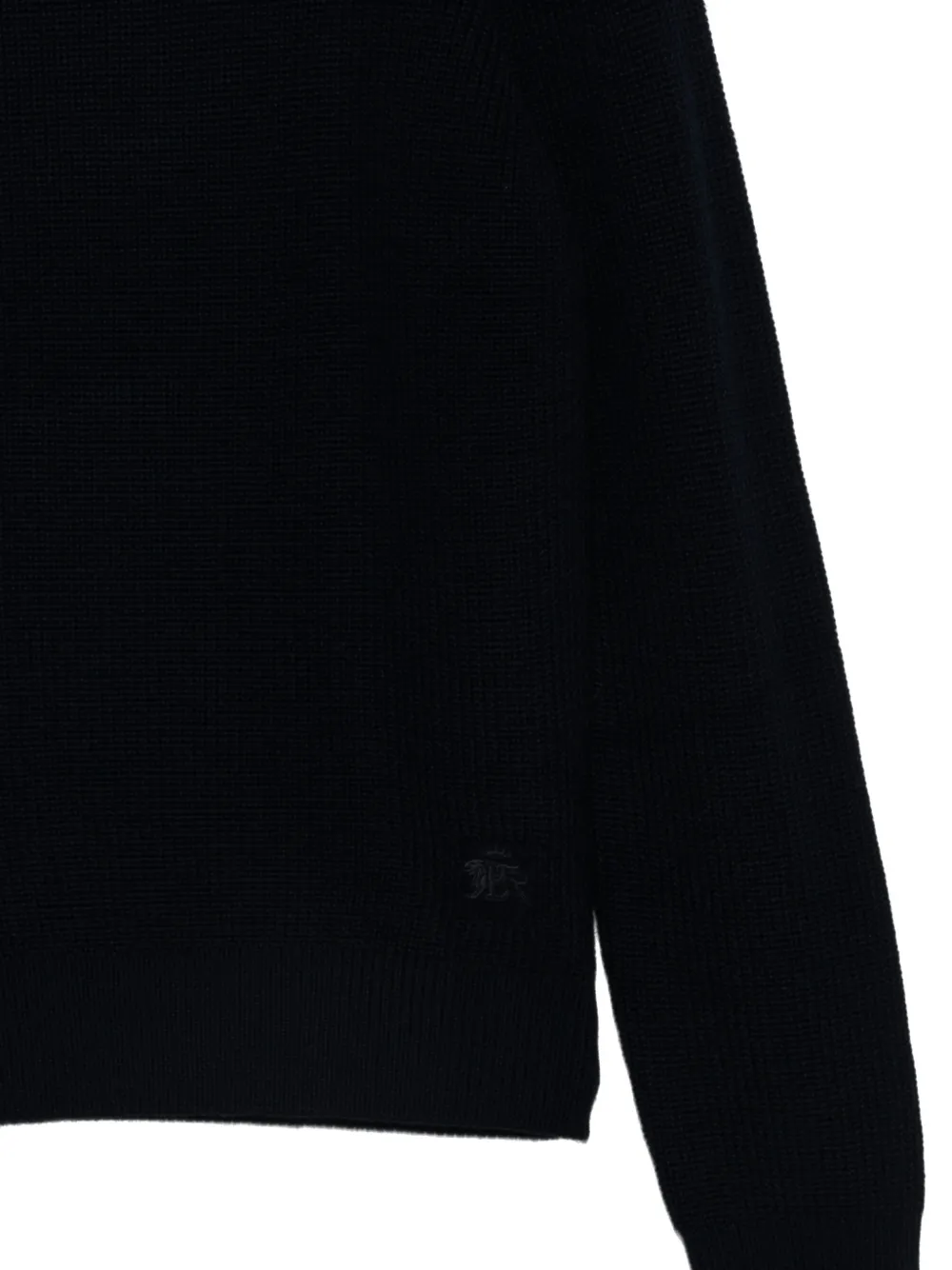 Baracuta ribbed-knit raglan-sleeve sweater Blauw
