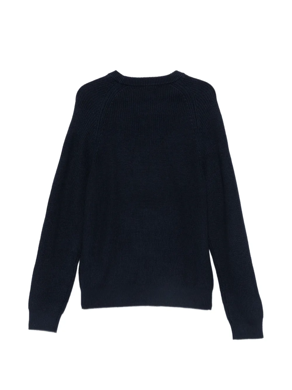 Baracuta ribbed-knit raglan-sleeve sweater Blauw