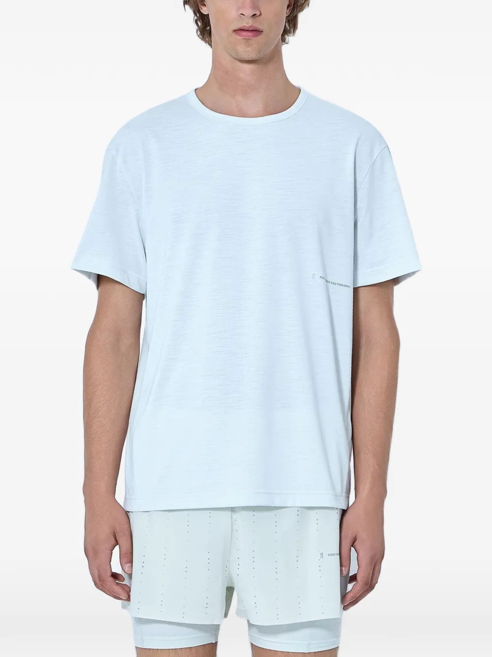 On X Post Archive Fashi Crew-neck T-shirt In Blue