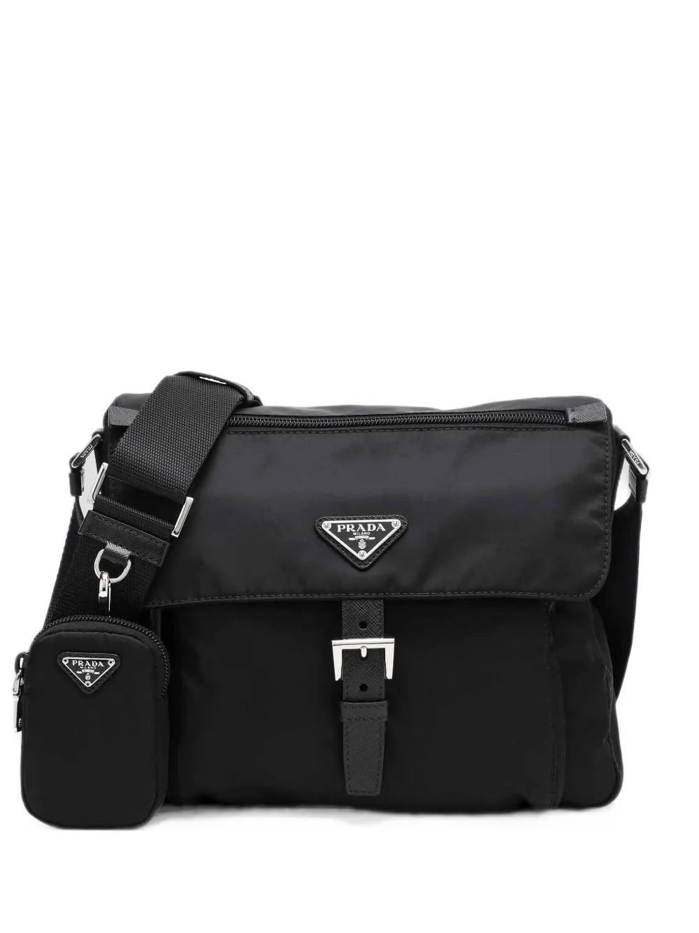 Prada sac porté épaule Re-Nylon - Noir