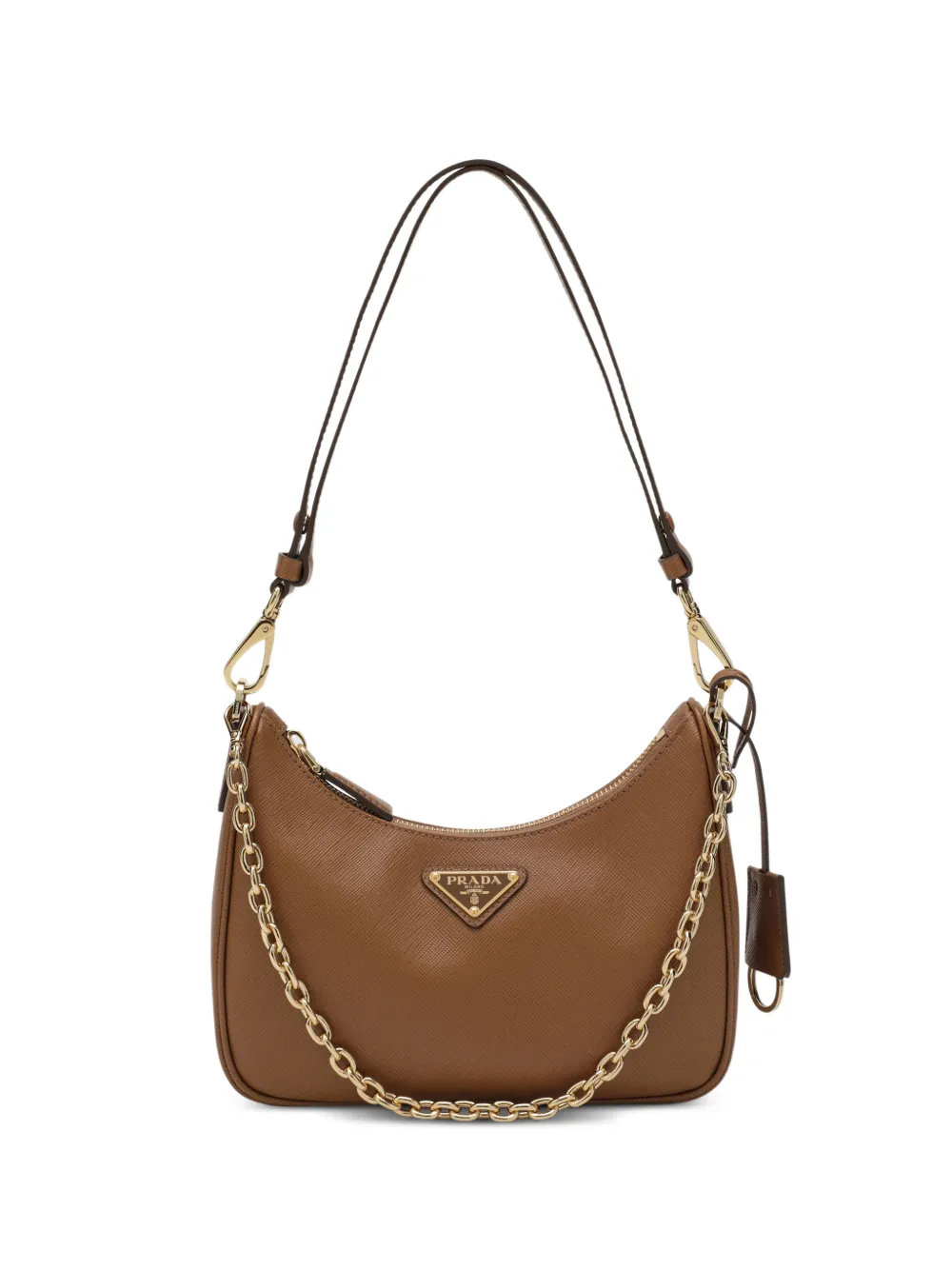 Prada Re-Edition mini Saffiano leather bag - Marrone