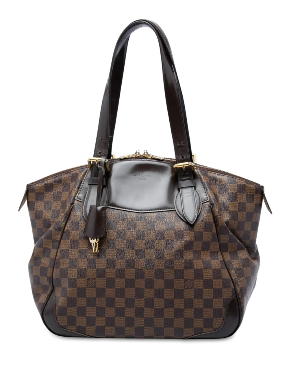 Louis Vuitton Pre-Owned 2010 Damier Ebene Verona GM shoulder bag - Marrone