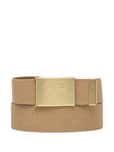 Carhartt WIP logo-engraved canvas belt