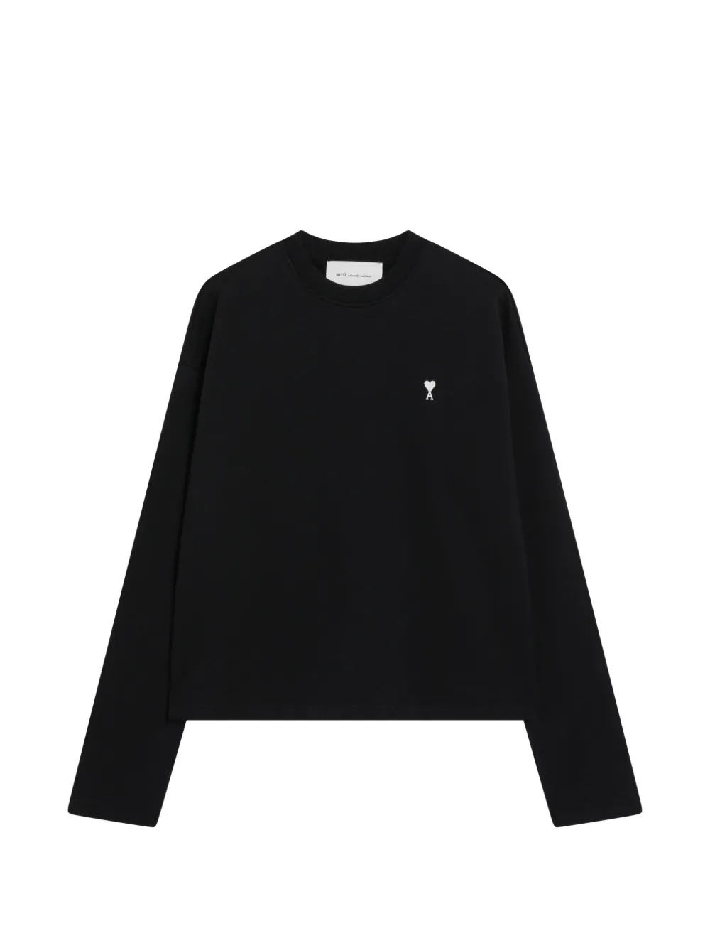 AMI Paris Ami de Coeur logo sweater - Noir