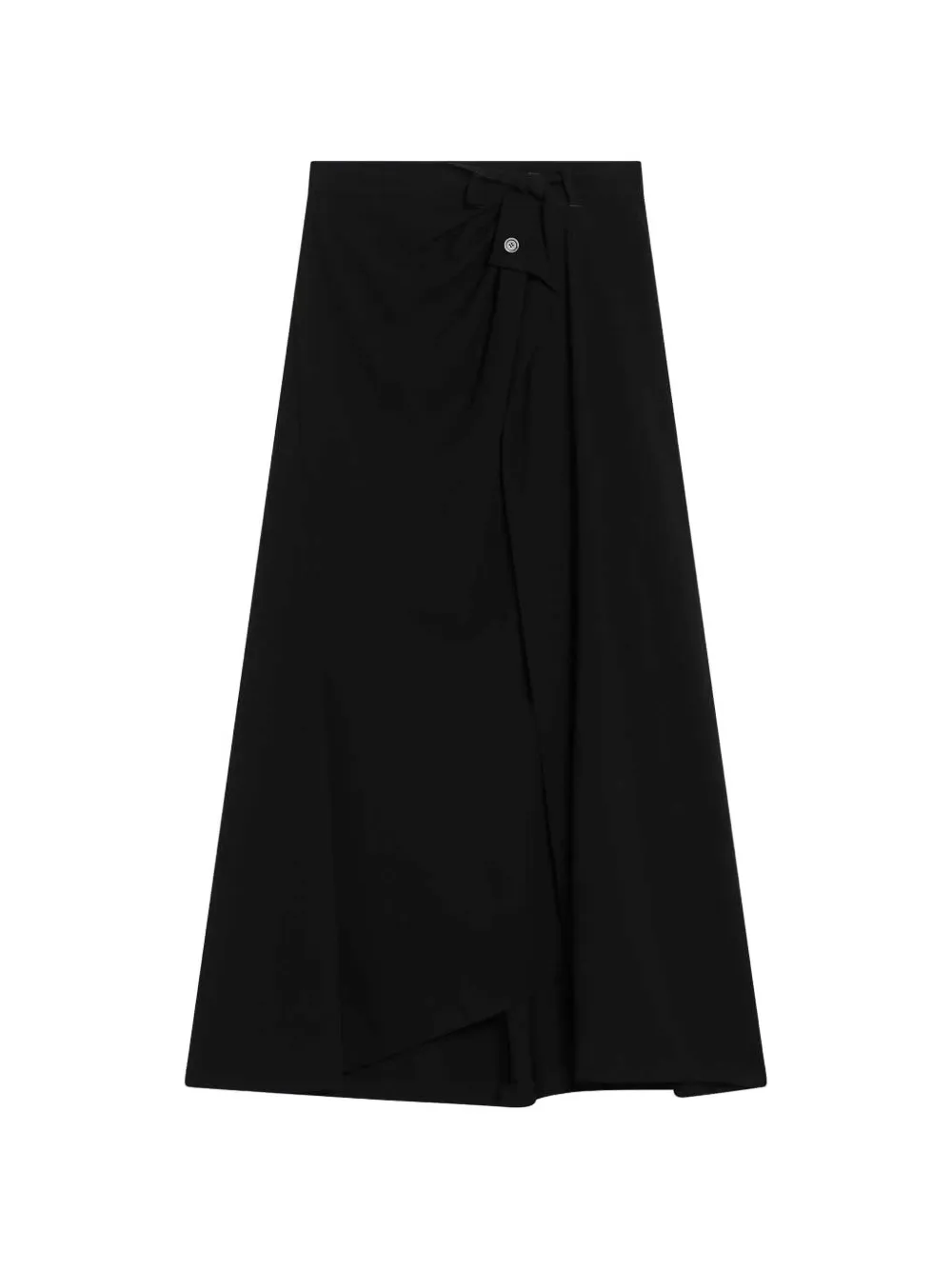 Balenciaga draped wrap-style skirt