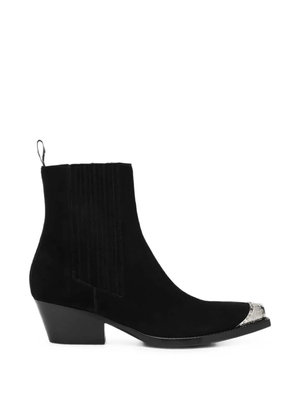 Sartore Metal-toe-cap Chelsea Boots In Black
