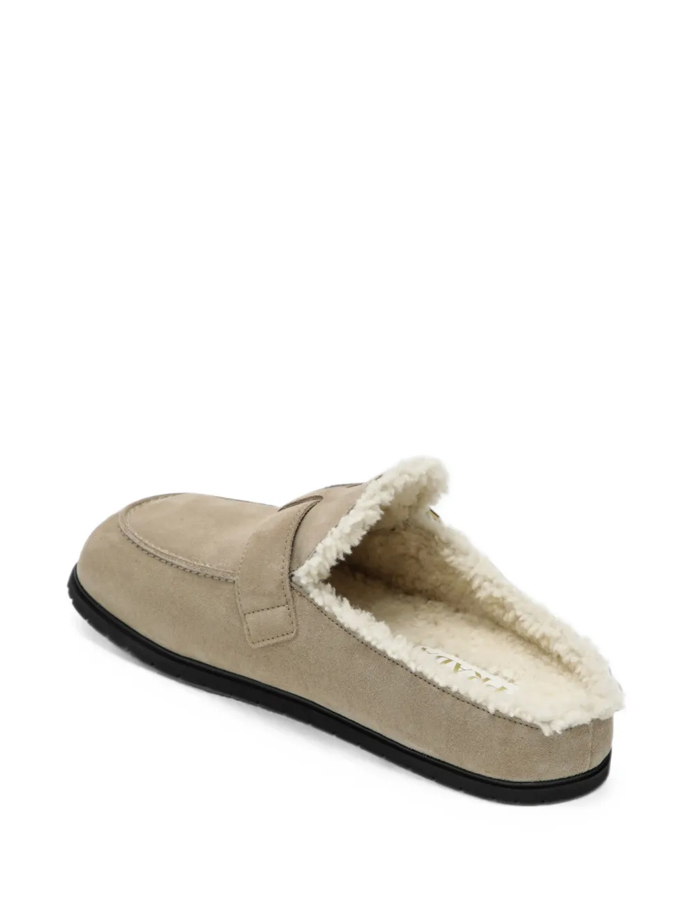 Prada suede mules Beige