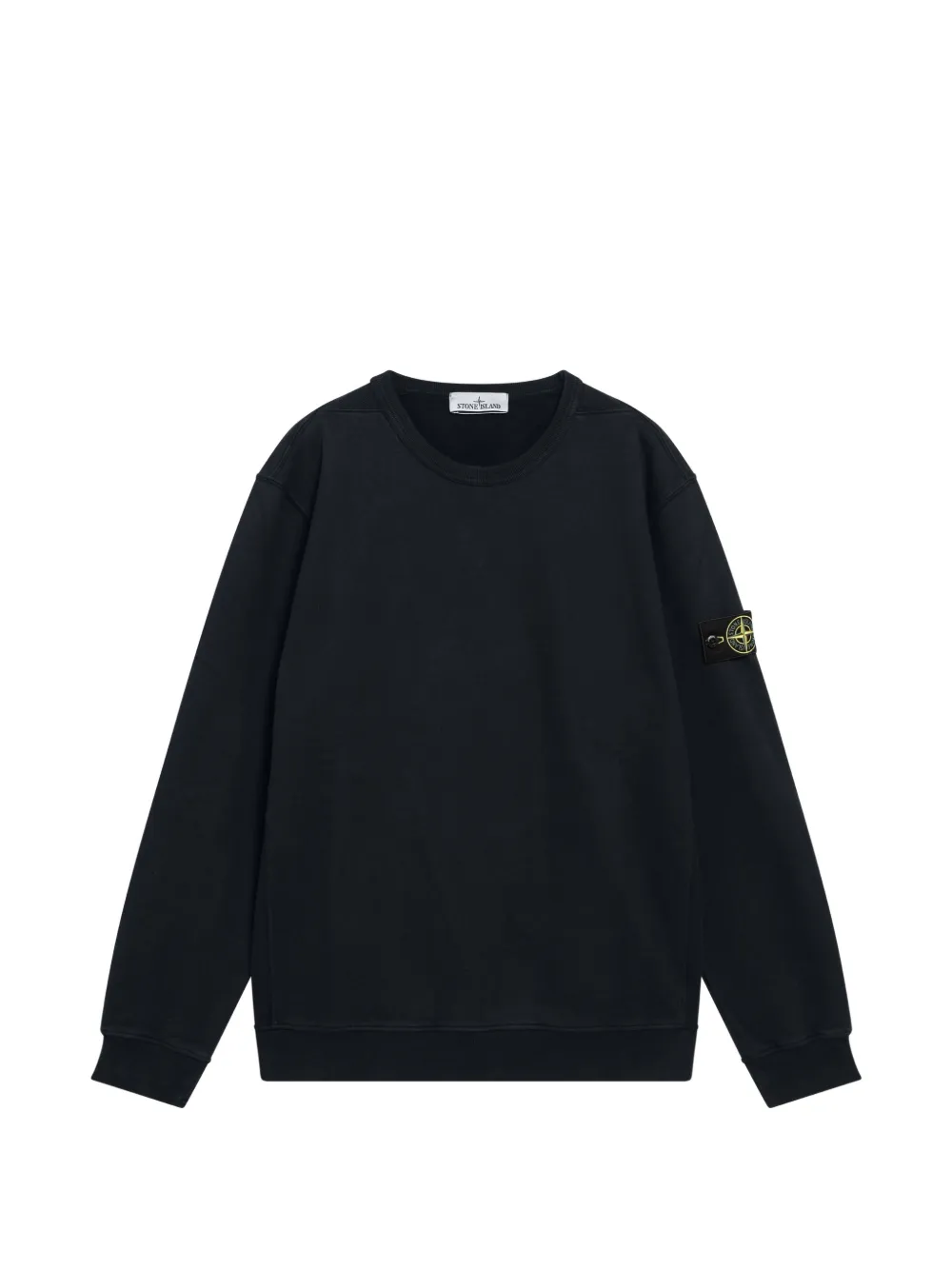 Stone Island Compass logo-patch sweater | Black | Image 1