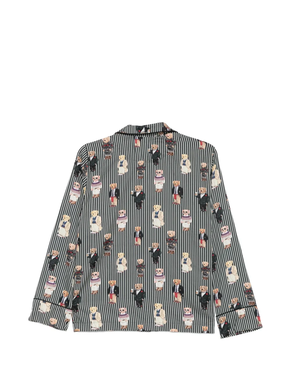 Polo Ralph Lauren Polo Bear gestreepte pyjama Grijs