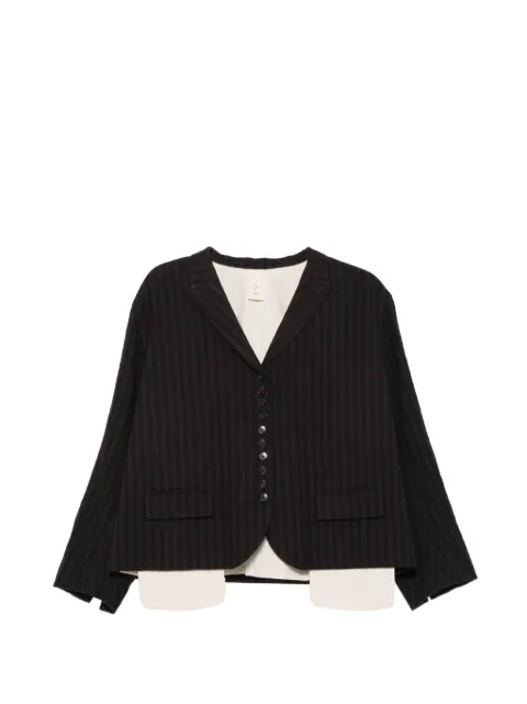 SOH check-pattern button-down blazer