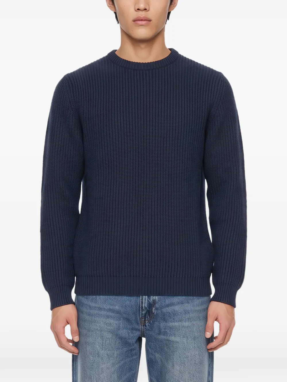 MANIFATTURE DEL NORD ribbed-knit sweater