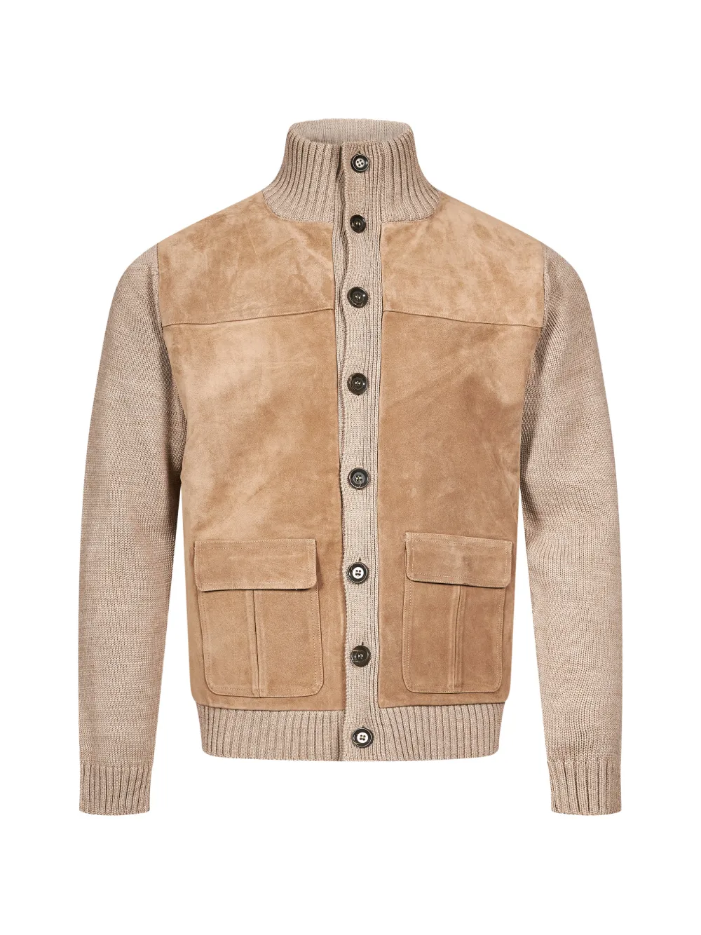 MANIFATTURE DEL NORD button-up knitted coat