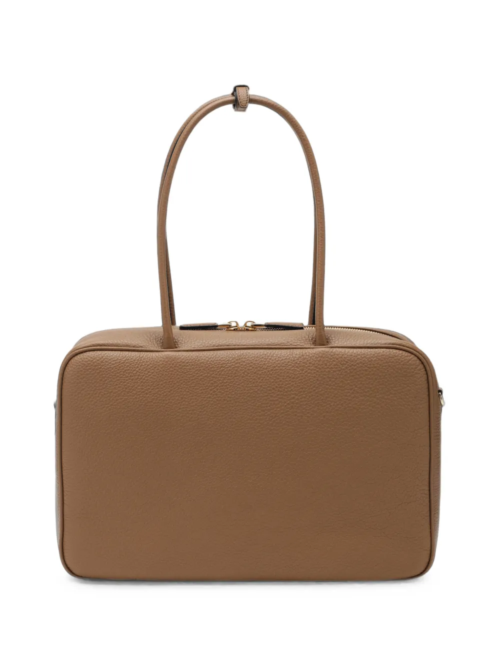Prada Schoudertas met logoplakkaat Bruin