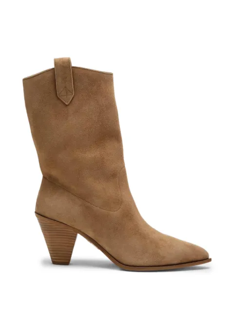 Aquazzura suede pointed-toe boots