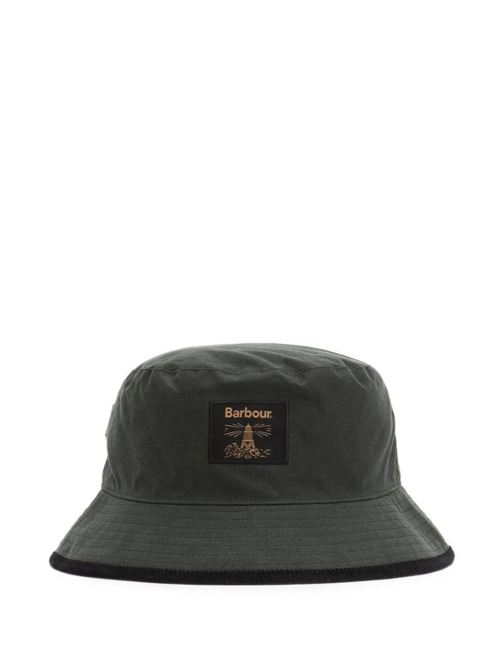 Barbour Canvas Bucket Hat In Green