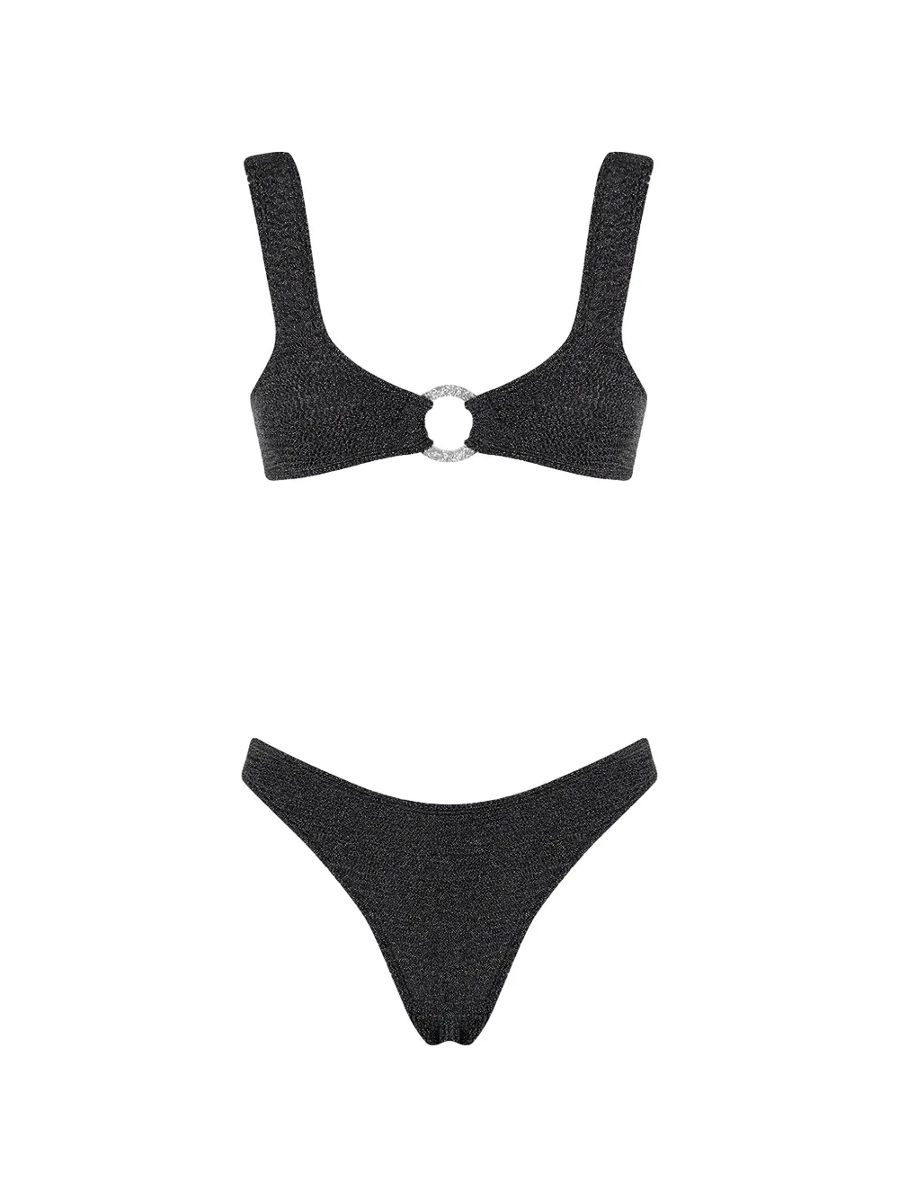 MEYIA Ray ring-detail bikini - Nero