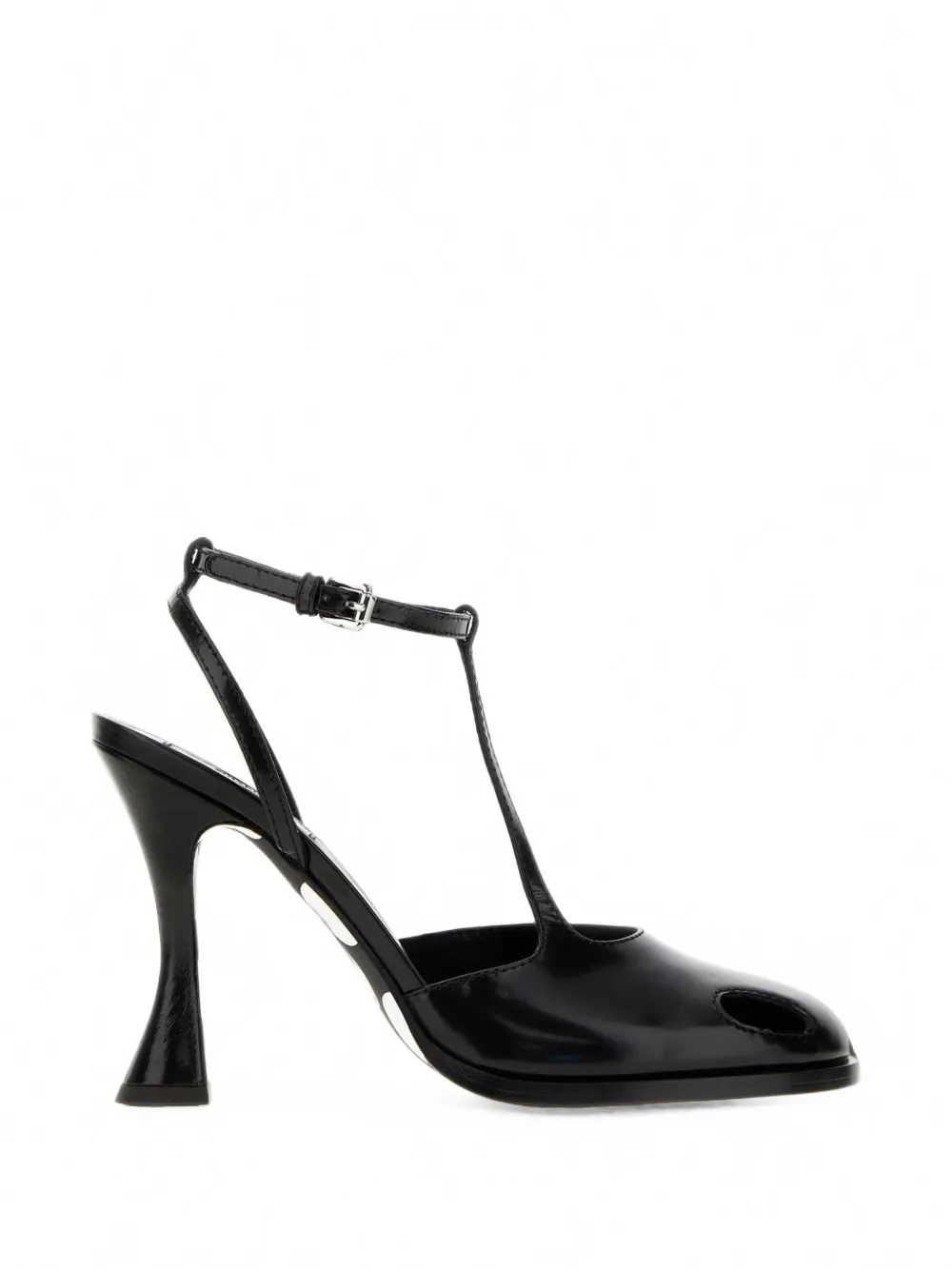 Moschino T-bar cut-out pumps - Nero