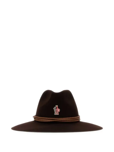 Moncler Grenoble sombrero de fieltro con borla trenzada