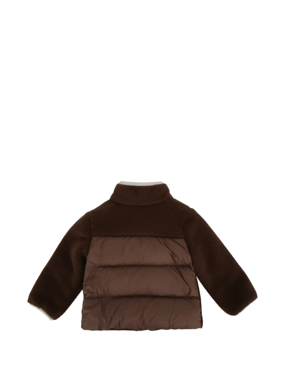 Moncler Enfant Duxent panelled fleece jacket Bruin