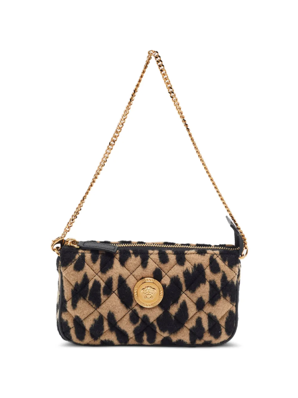 Versace Pre-Owned Medusa quilted mini bag - Neutrals