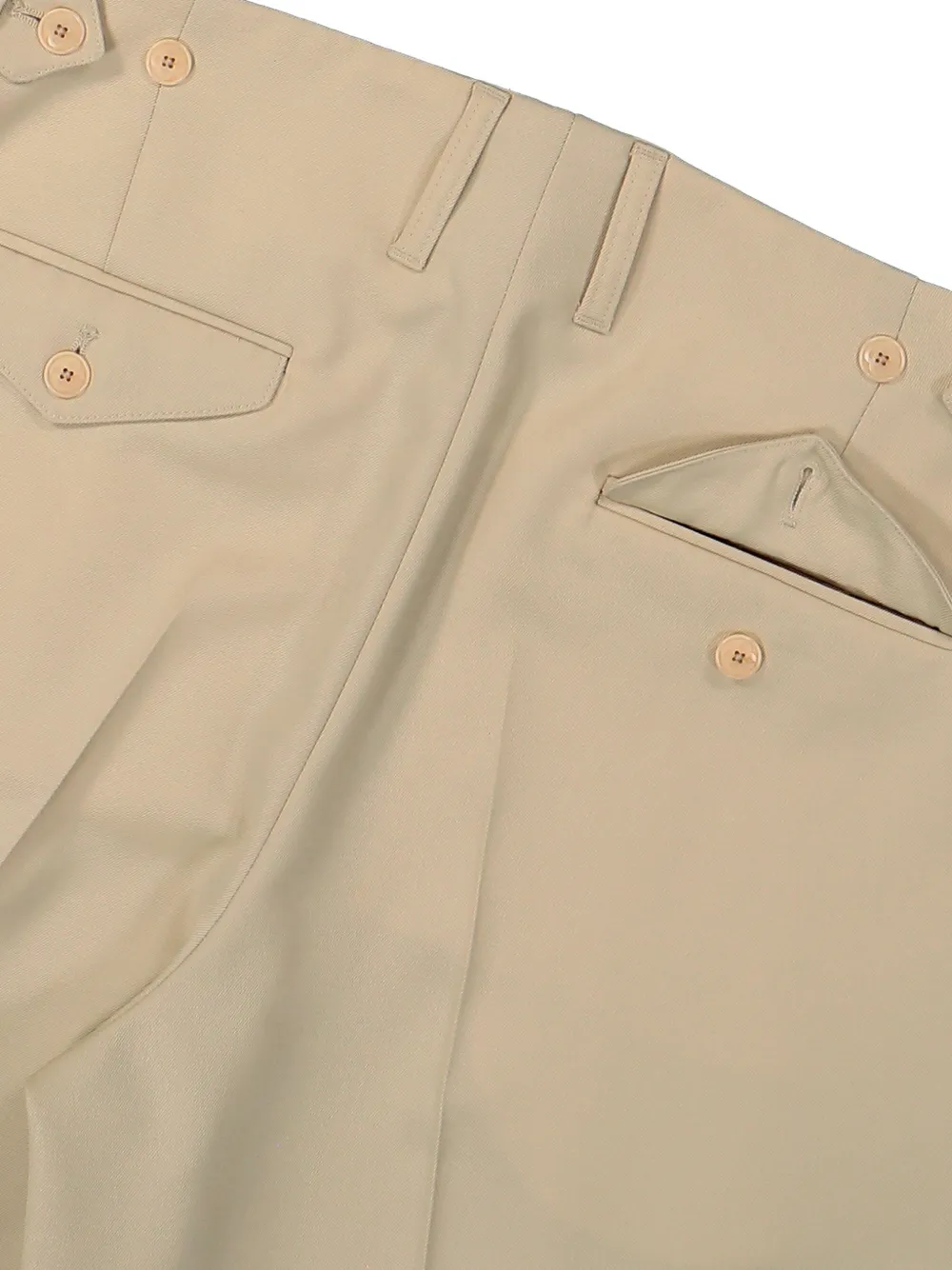 Casablanca pleated wool trousers Beige