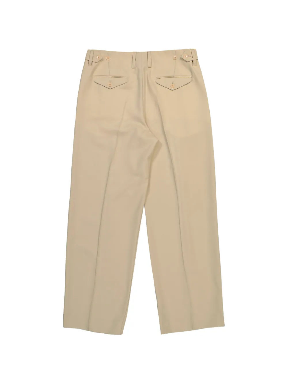 Casablanca pleated wool trousers Beige
