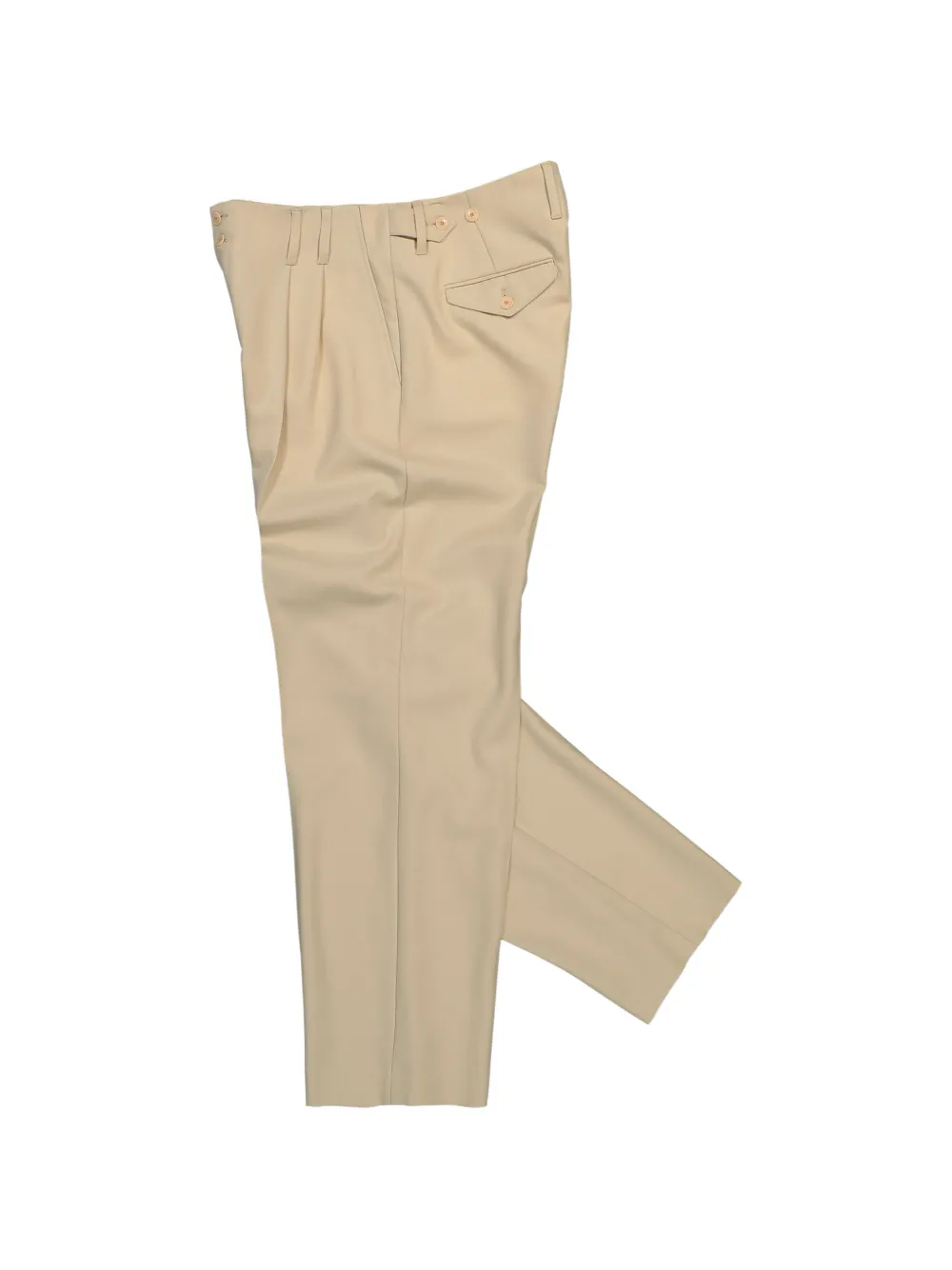 Casablanca pleated wool trousers Beige