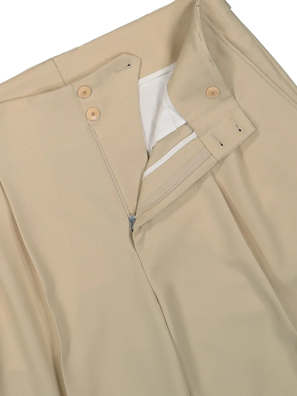 Casablanca pleated wool trousers Beige
