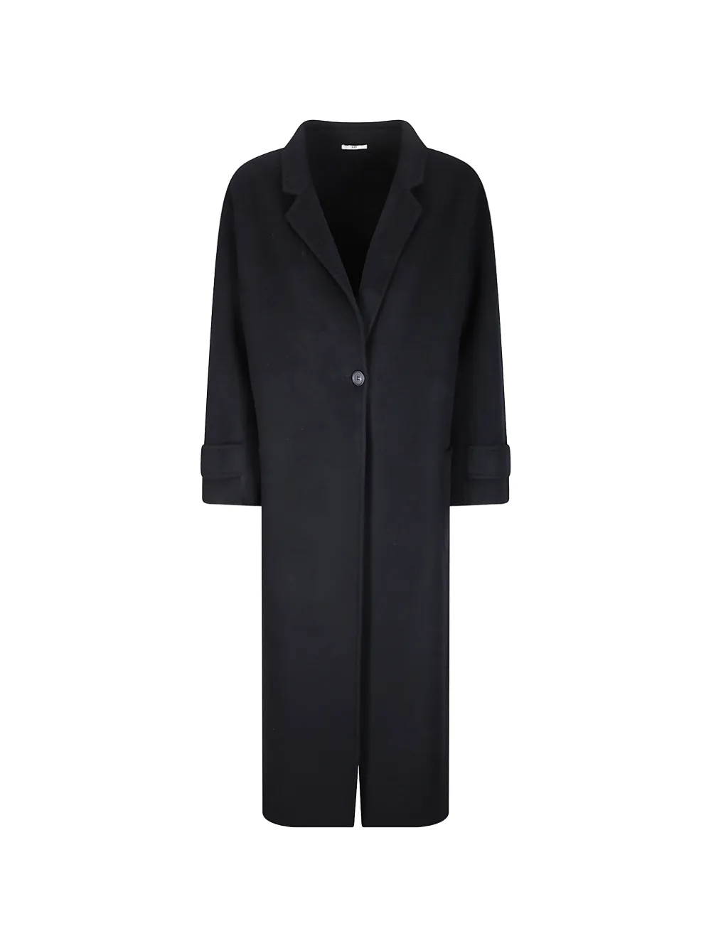 M.S.M. single-breasted wool coat - Nero