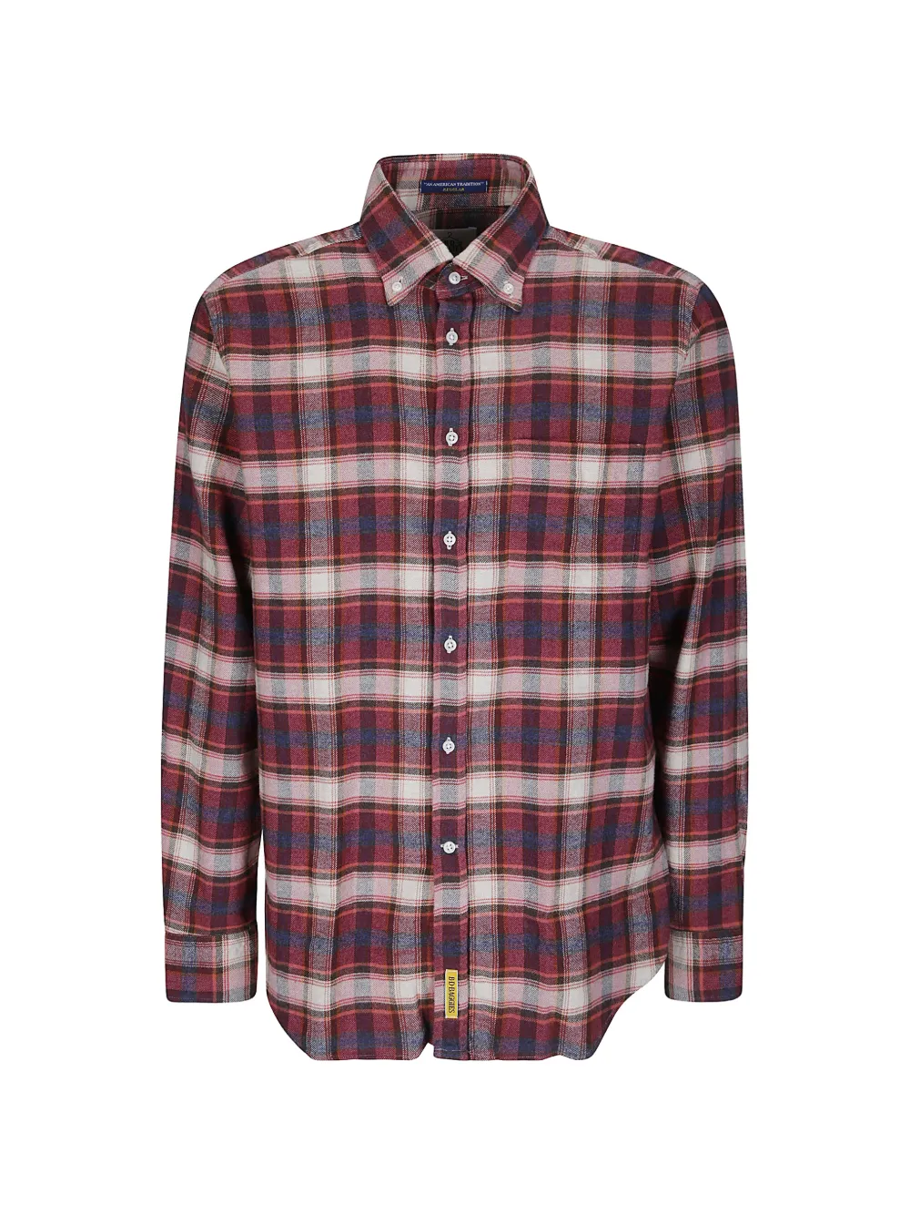 B.D. Baggies Bradford checked cotton shirt - Rouge B.D. Baggies Bradford checked cotton shirt - Rouge