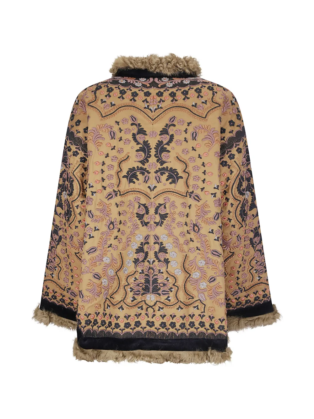 Antik Batik Ivan jack met geborduurde afwerking Bruin