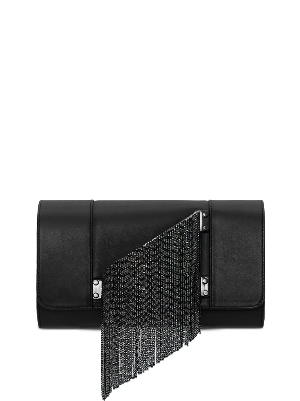 Perrin Paris L'Eiffel Cascade crystal-embellished clutch bag