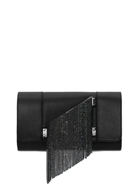 Perrin Paris L'Eiffel Cascade crystal-embellished clutch bag