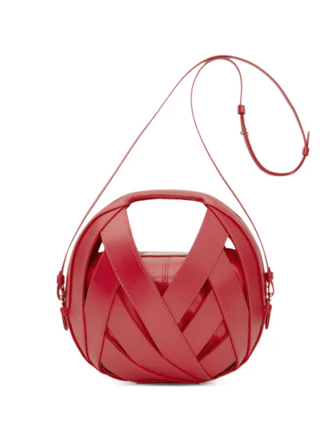 Perrin Paris Le Petit Panier basket-weave shoulder bag