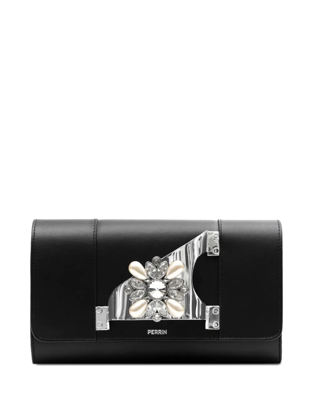 Perrin Paris L'Eiffel Bijoux glove clutch bag - Nero