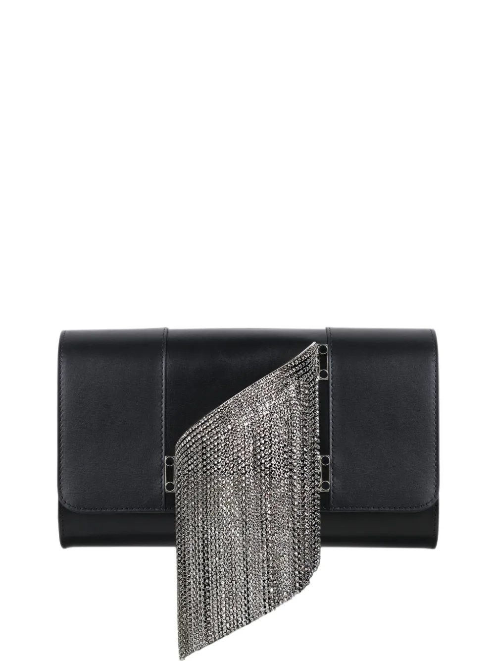 Perrin Paris pochette L’Eiffel Cascade à ornements en cristal - Noir Perrin Paris pochette L’Eiffel Cascade à ornements en cristal - Noir