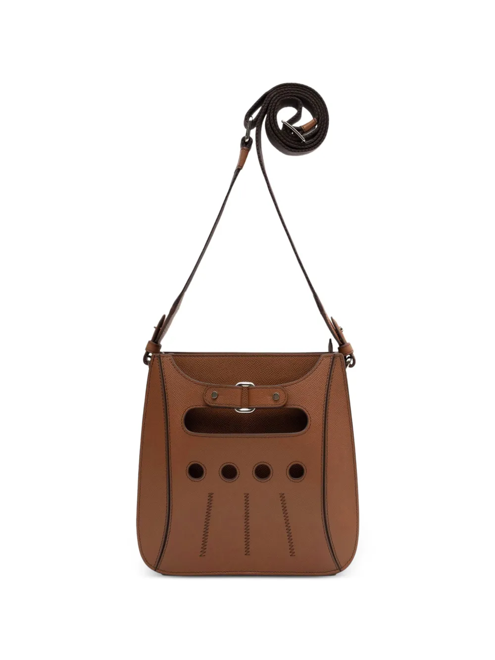 Perrin Paris sac à bandoulière Cabbie Xbody en cuir grainé - Tons neutres Perrin Paris sac à bandoulière Cabbie Xbody en cuir grainé - Tons neutres