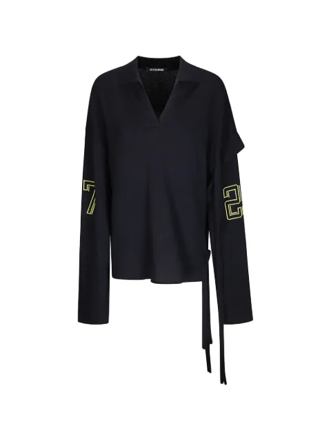 Ottolinger jacquard-knit oversized sweater