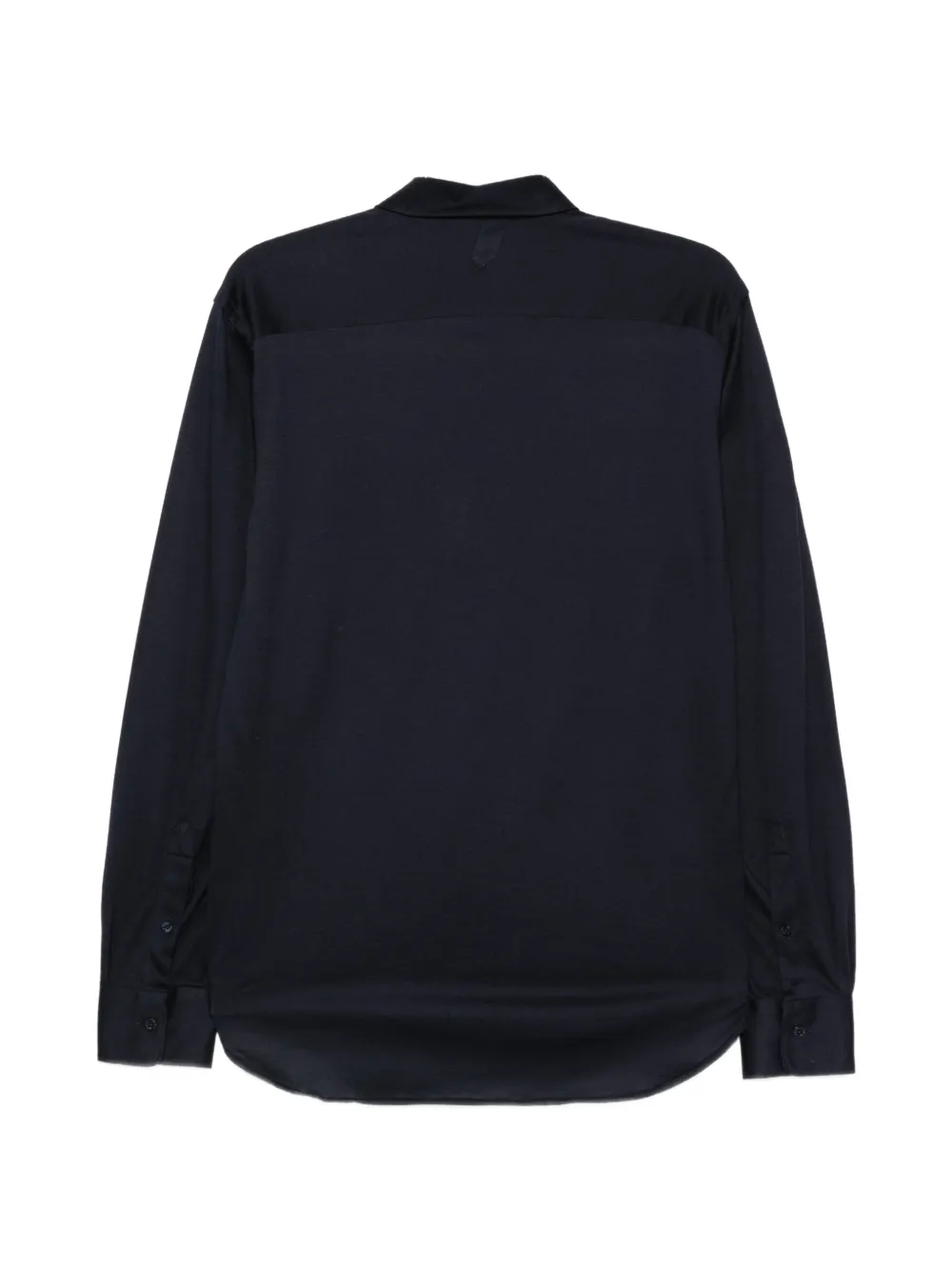 Canali Overhemd met knopen Blauw