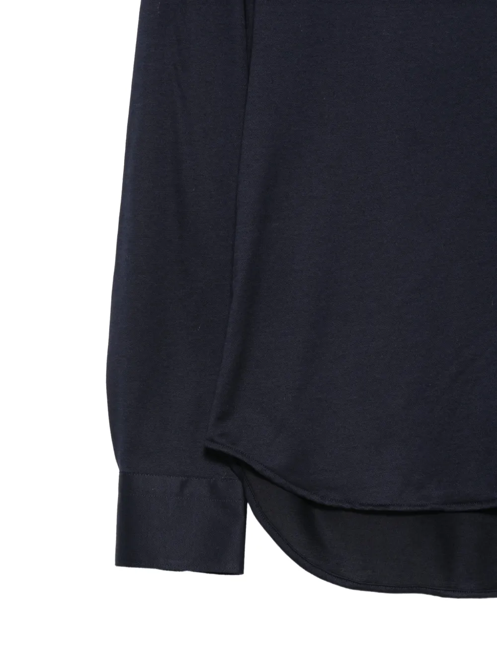 Canali Overhemd met knopen Blauw