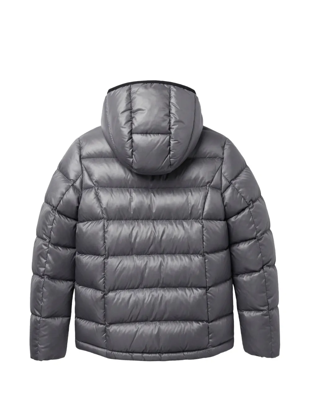 Blauer Ansel gewatteerd jack met capuchon Grijs