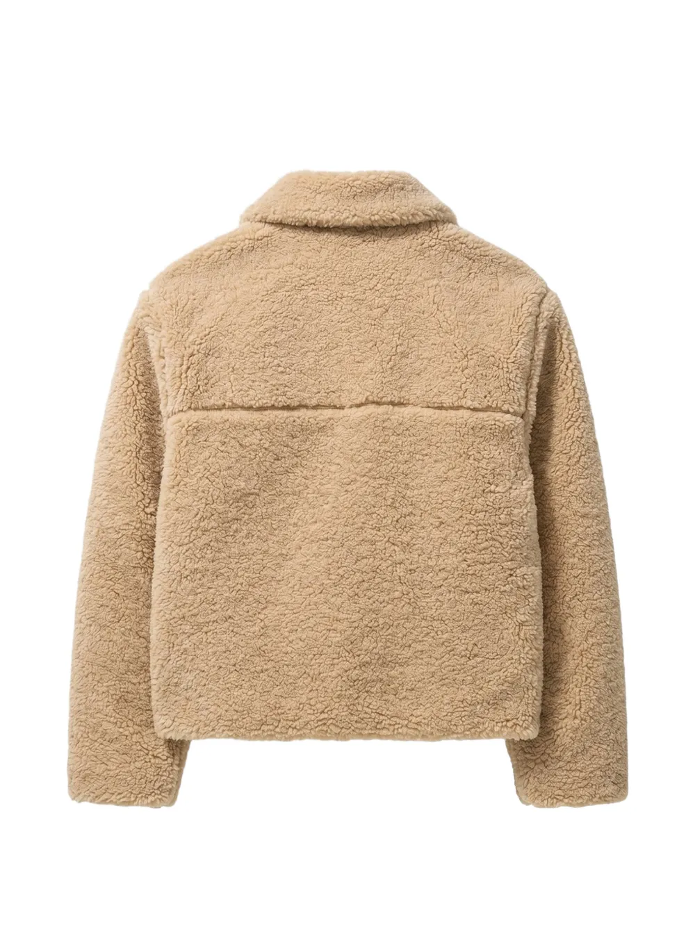 Tommy Hilfiger Junior Teddy jack met logopatch Beige