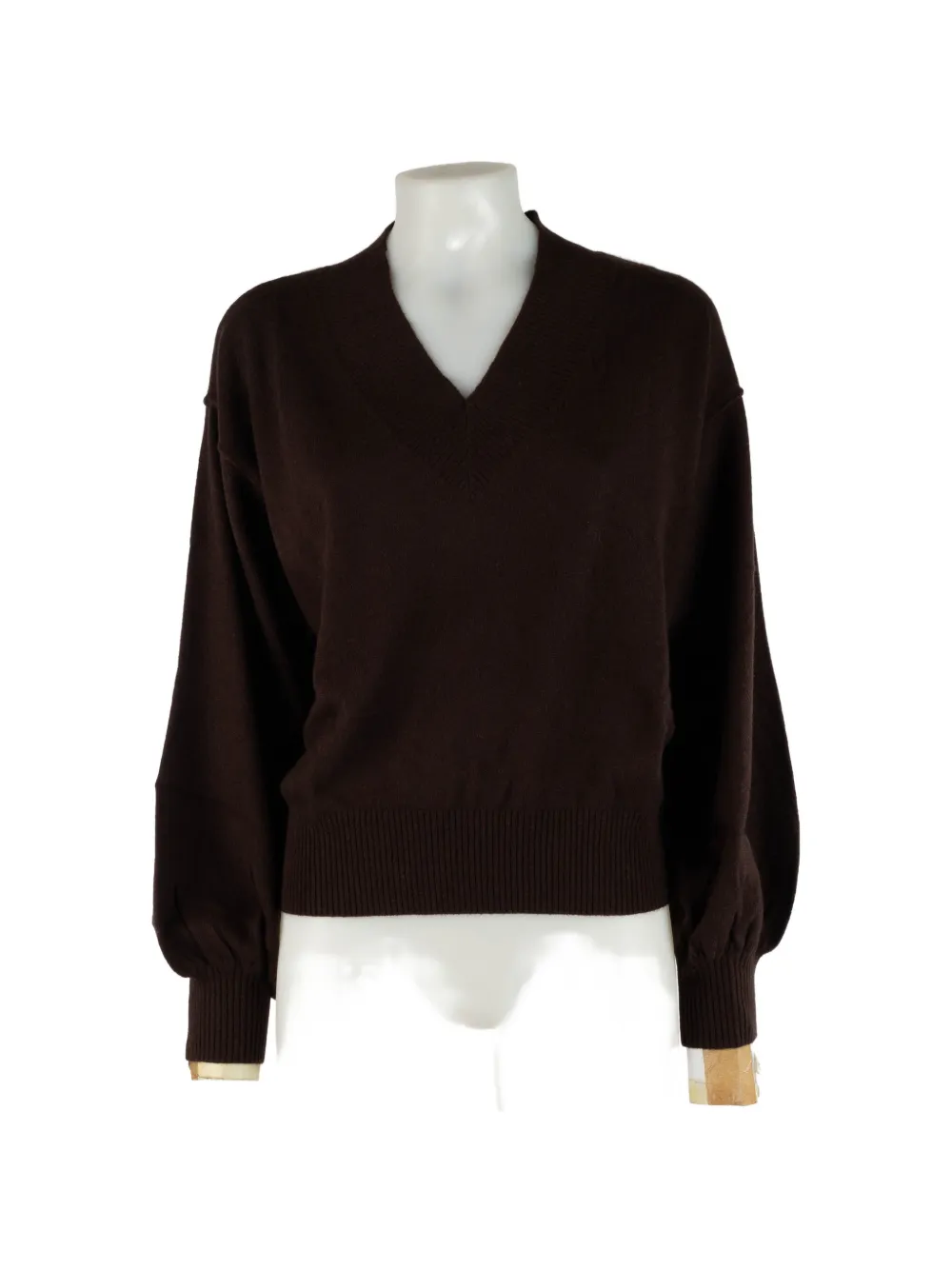 EMMA E GAIA V-neck drop-shoulder sweater