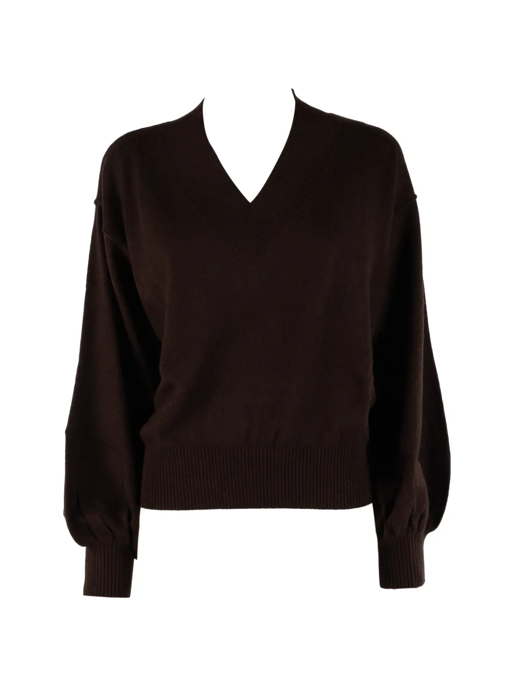 EMMA E GAIA V-neck drop-shoulder sweater