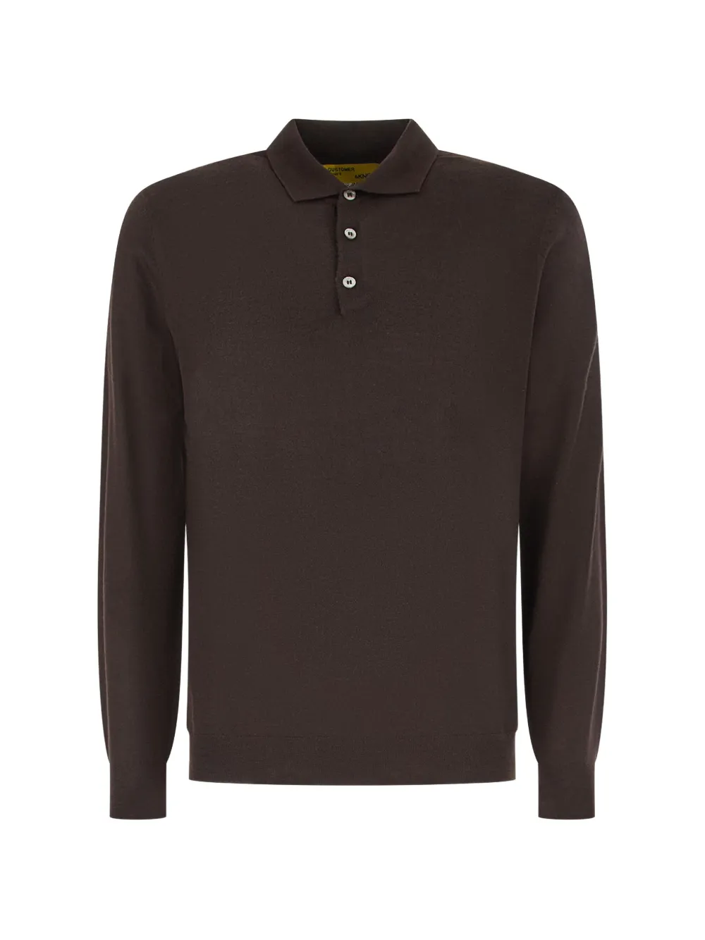 Customer Lovers Long-sleeve Polo Shirt In Brown