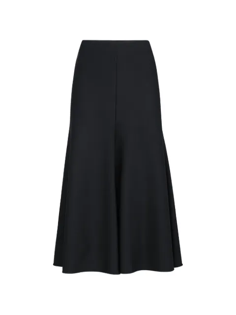 Brunello Cucinelli falda estilo flauta Comfort de sarga de lana virgen y viscosa
