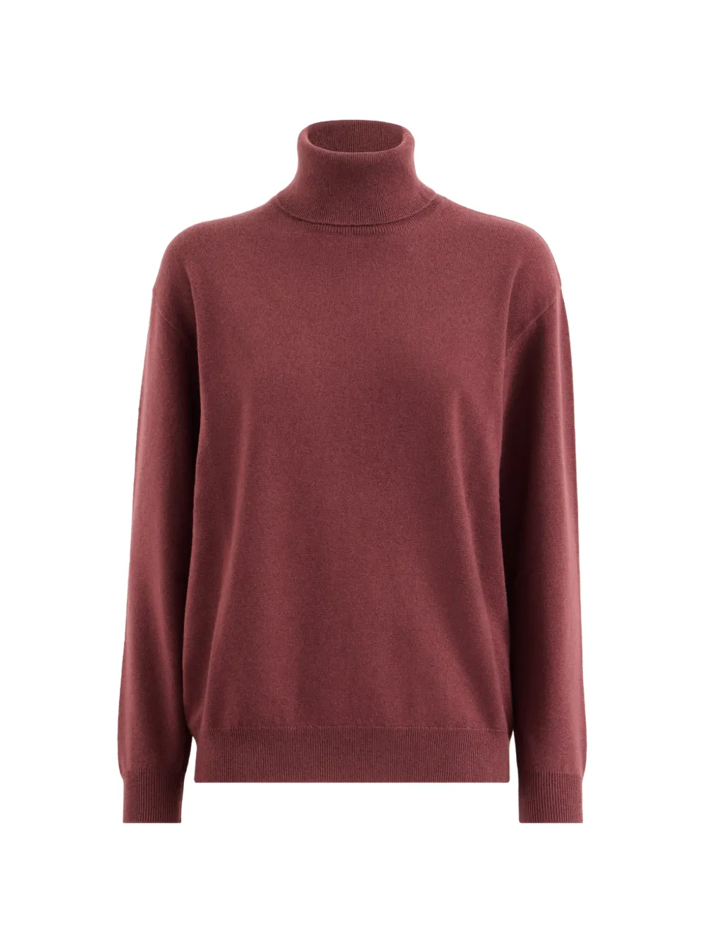 Brunello Cucinelli cashmere turtleneck sweater with Monili - Red