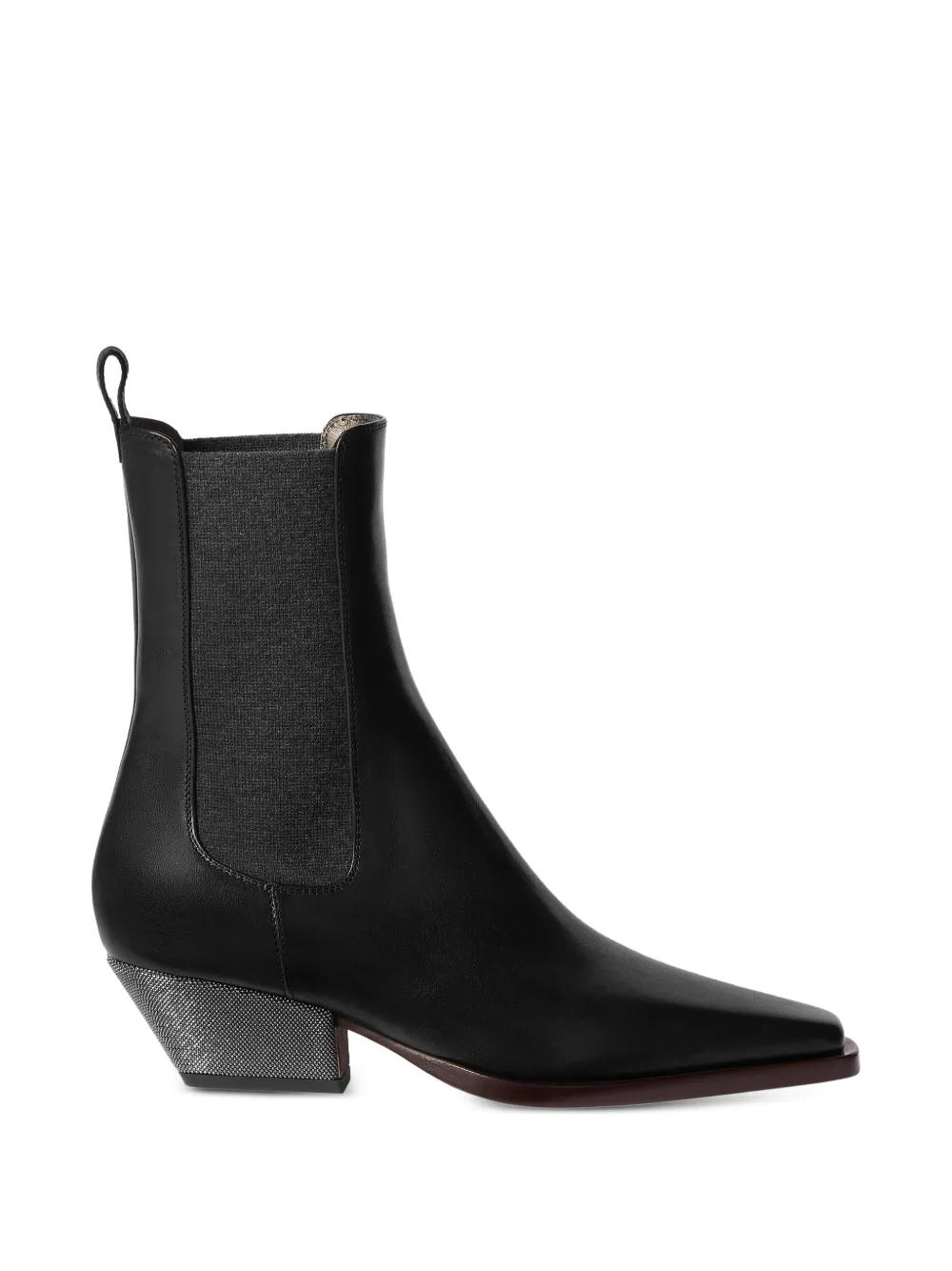 Brunello Cucinelli Stivaletti con decorazione - Nero