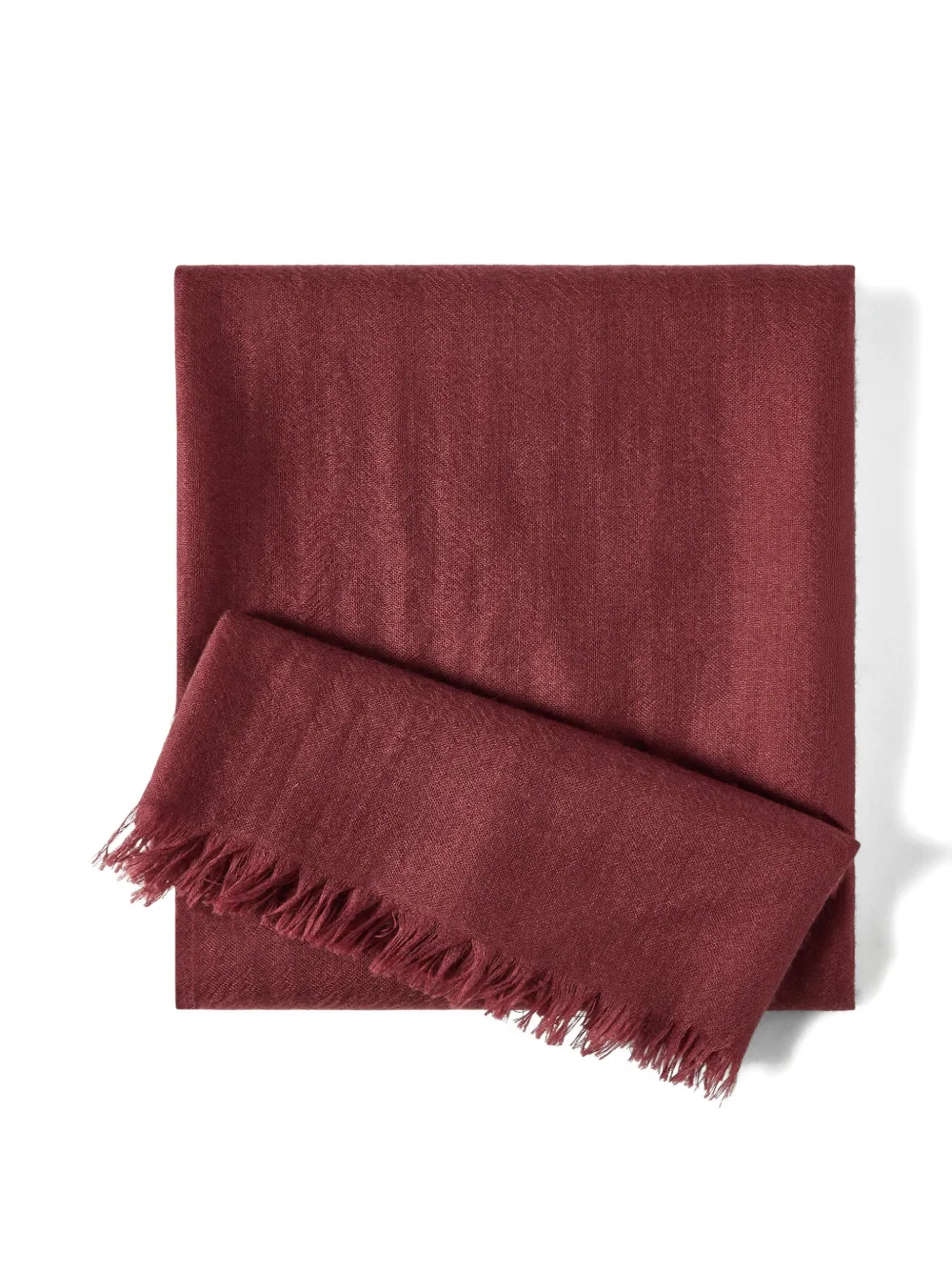 Brunello Cucinelli cashmere and silk scarf - Red